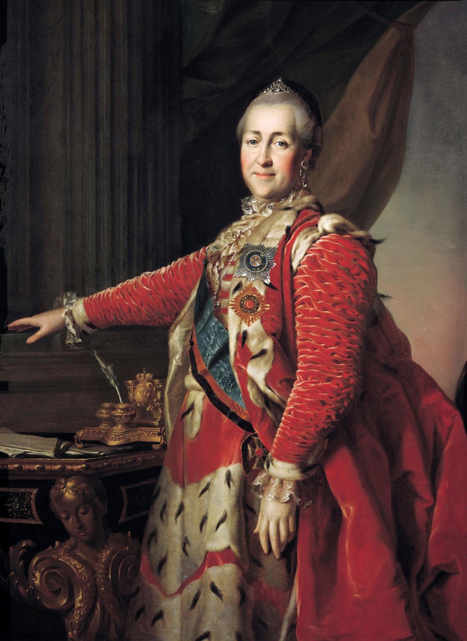 Catalina la Grande, Emperatriz de Rusia, 1782 de Dmitri Grigorievich Levitsky