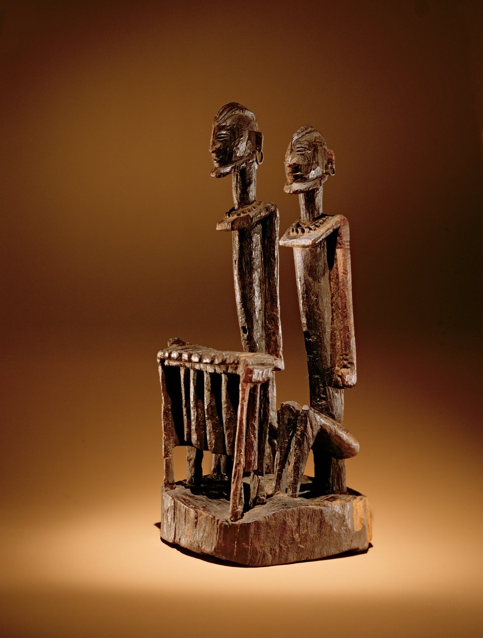 Figuras con xilófono de Dogon Culture