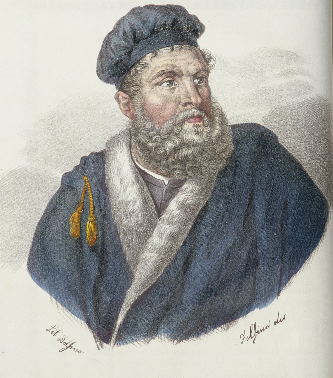 Retrato de Marco Polo de Dolfino