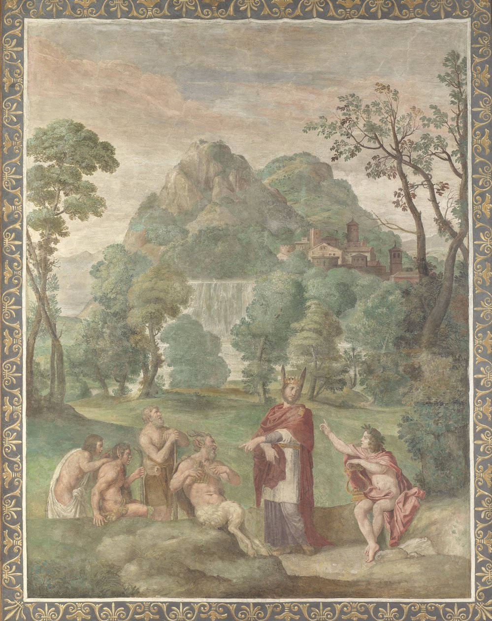El juicio de Midas de Domenichino