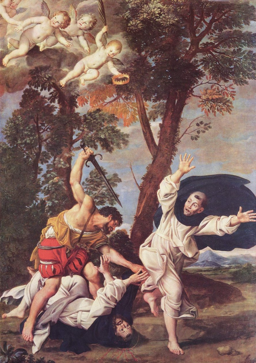 Asesinato de San Pedro Mártir de Domenichino