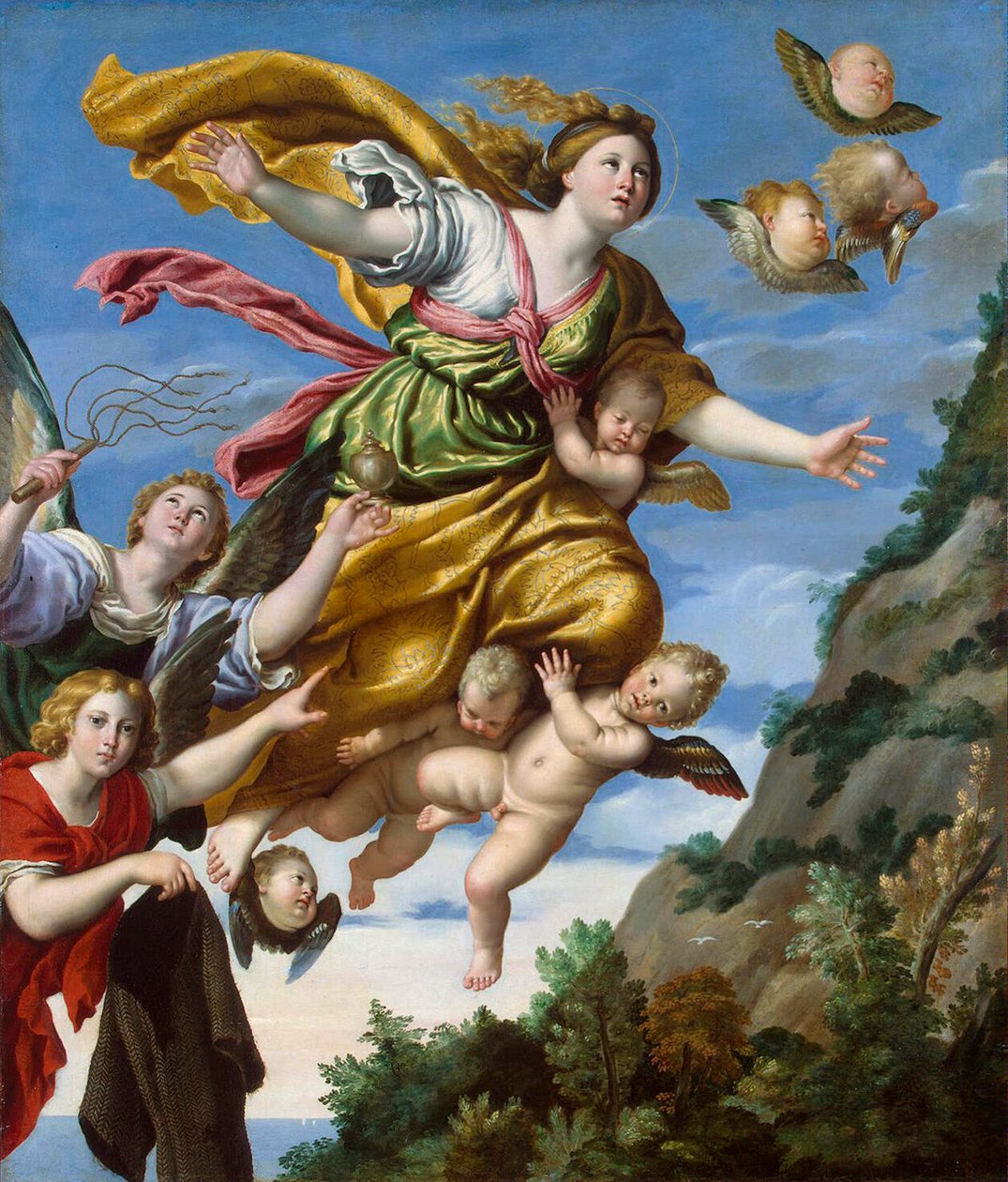 María Magdalena Asunta al Cielo de Domenichino