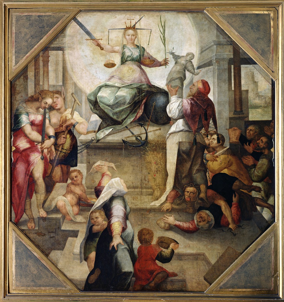 Justicia de Domenico di Pace Beccafumi  
