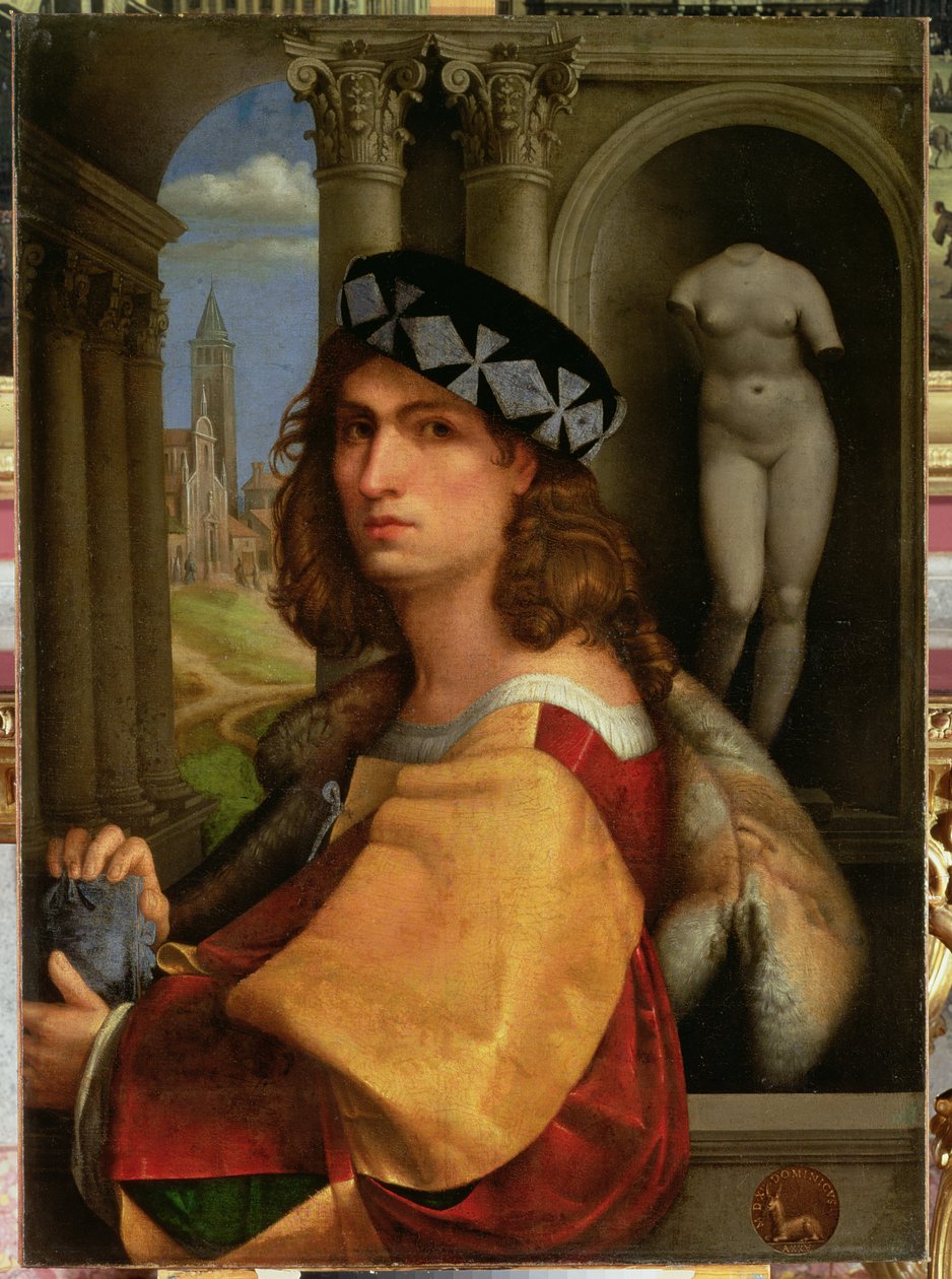 Retrato de un caballero, 1512 de Domenico Capriolo