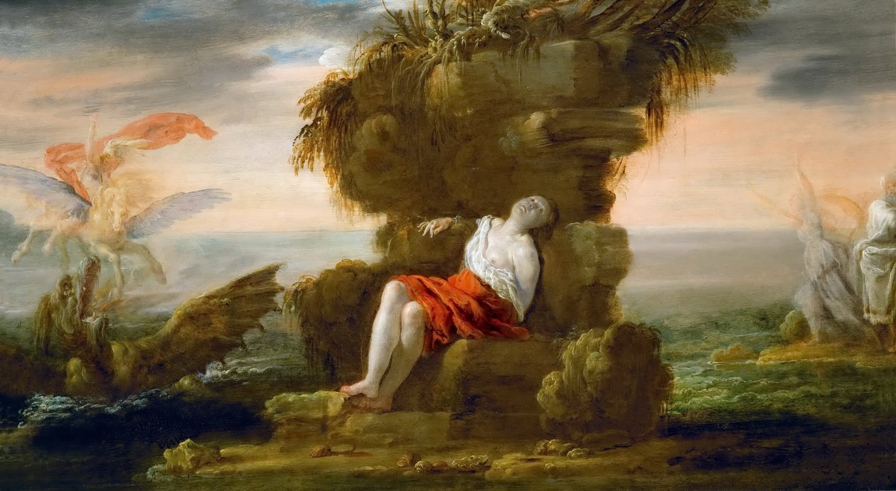Perseo libera a Andrómeda de Domenico Fetti or Feti