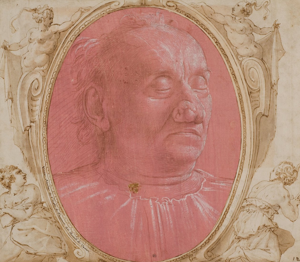 Cabeza de un Hombre Viejo de Domenico Ghirlandaio