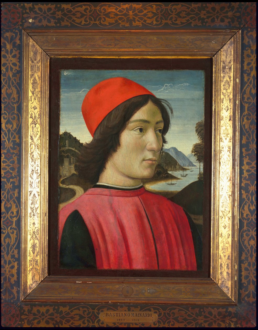 Retrato de un hombre, c.1490 de Domenico Ghirlandaio