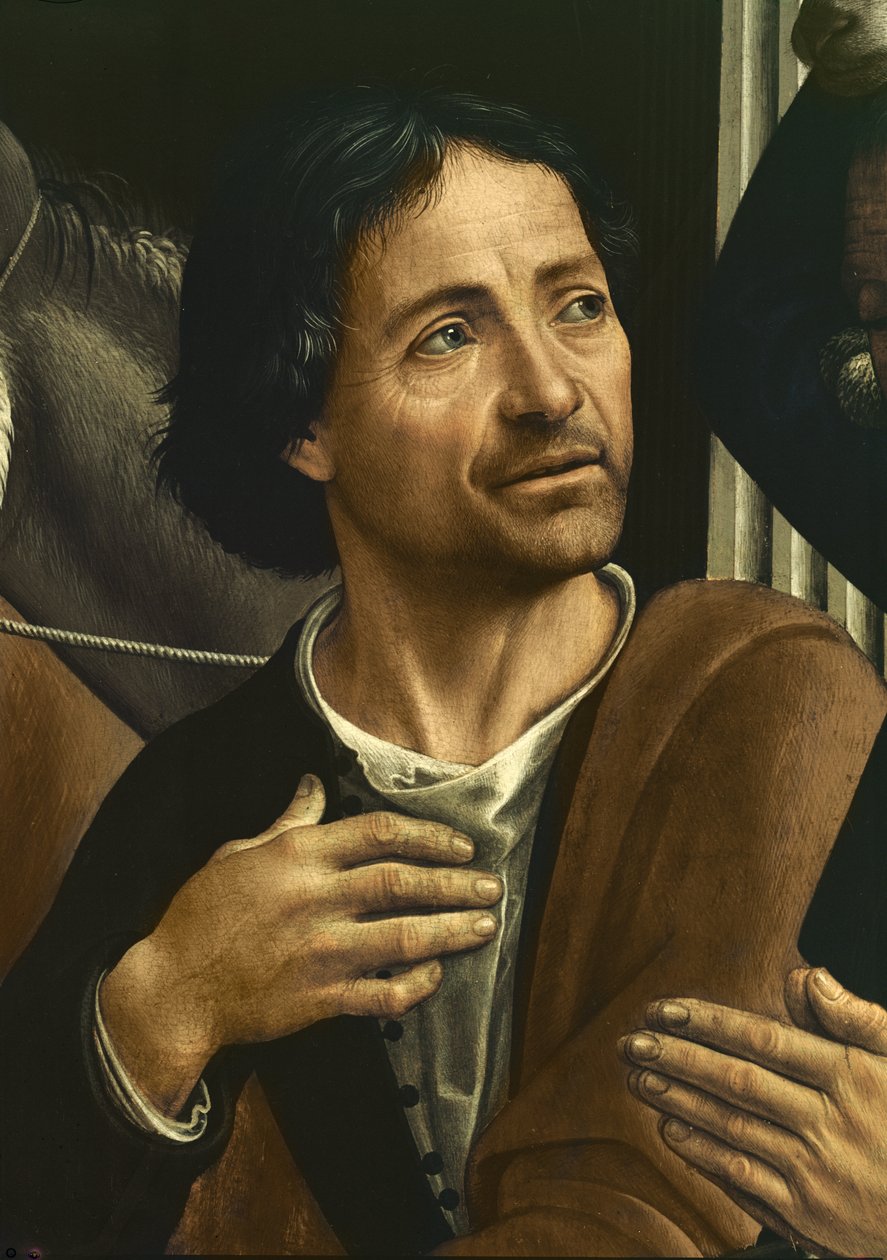 Autorretrato (detalle) de Domenico Ghirlandaio