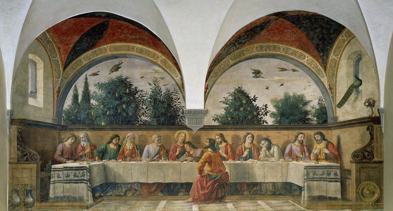 La Última Cena, 1480 de Domenico Ghirlandaio