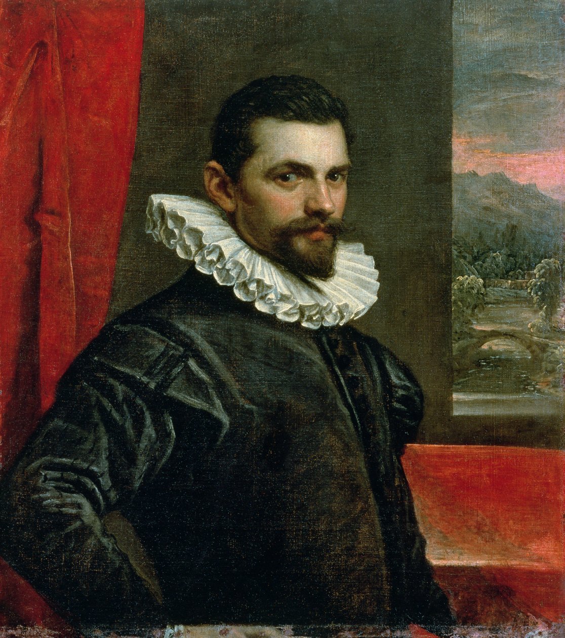 Retrato de Francesco Bassano de Domenico Robusti Tintoretto