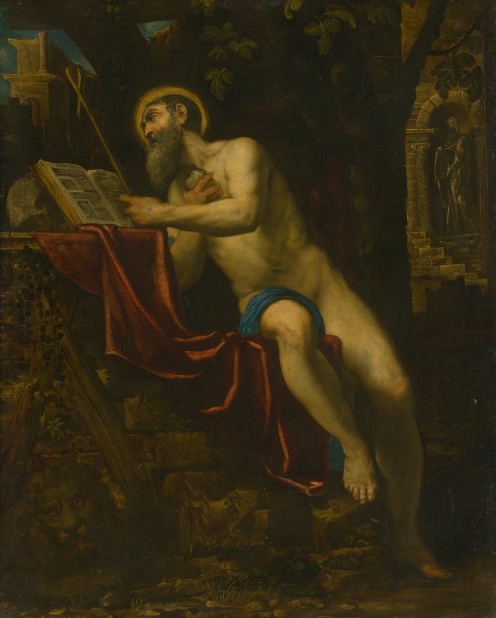 San Jerónimo de Domenico Robusti Tintoretto