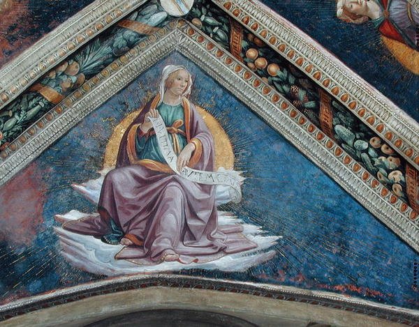 Una sibila, 1483-86 de Domenico Ghirlandaio