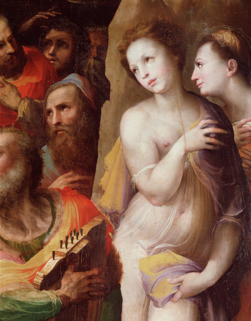 Descenso de Cristo al limbo (detalle) de Domenico Beccafumi
