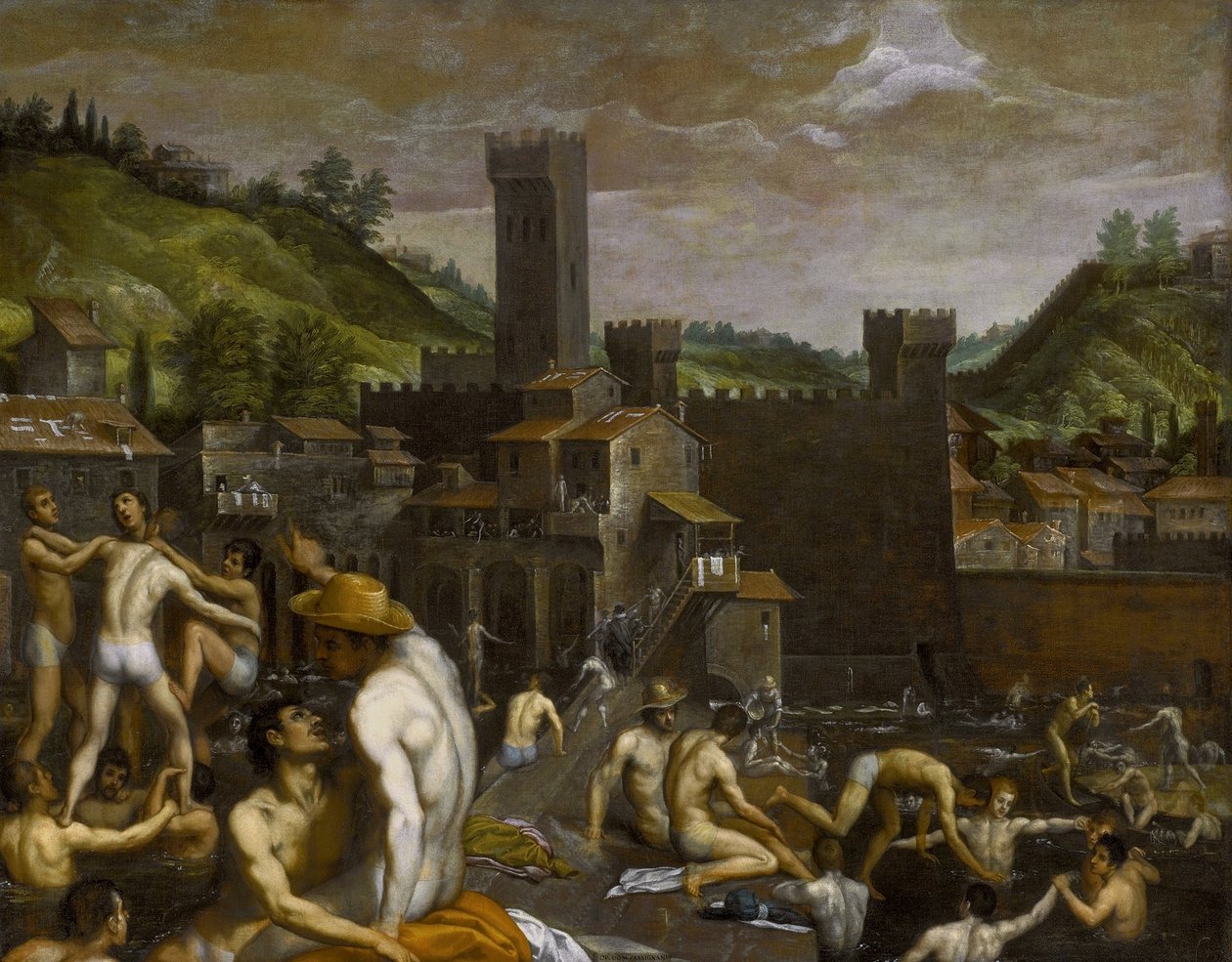 Badegäste en San Niccolo de Domenico Cresti