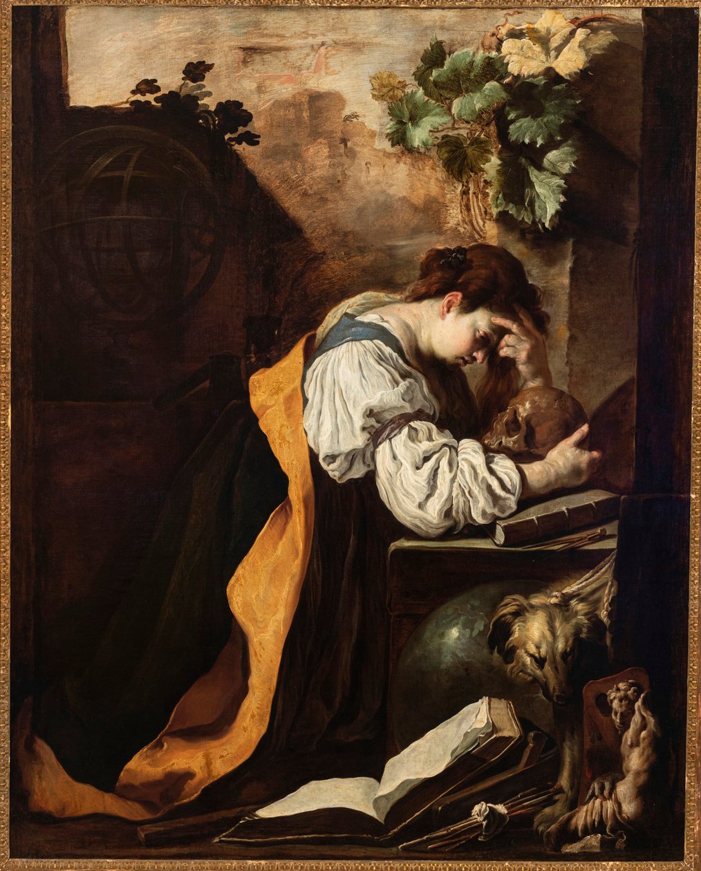 Meditación Malinconia, c. 1618 de Domenico Fetti