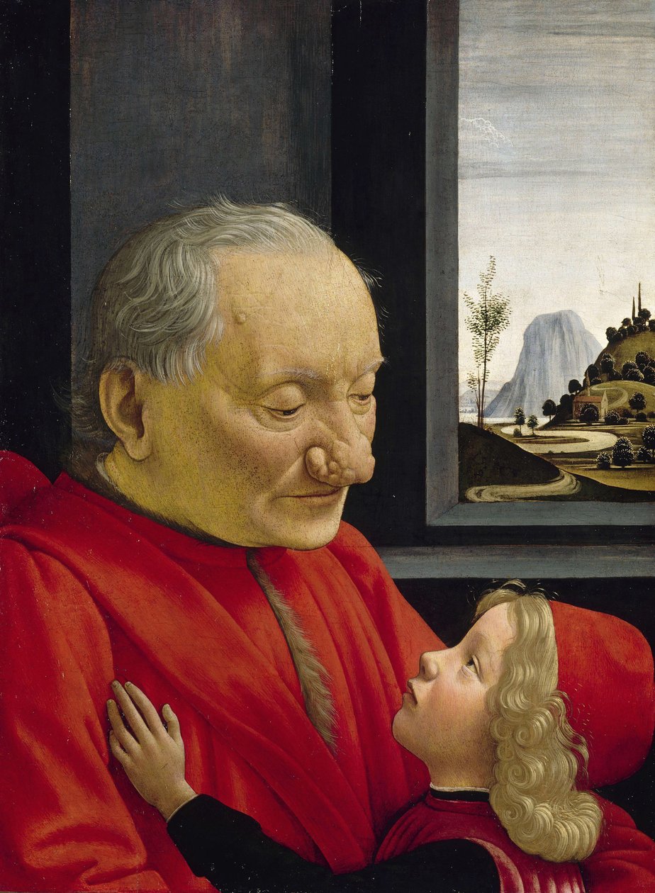 Un anciano y su nieto, 1488 de Domenico Ghirlandaio