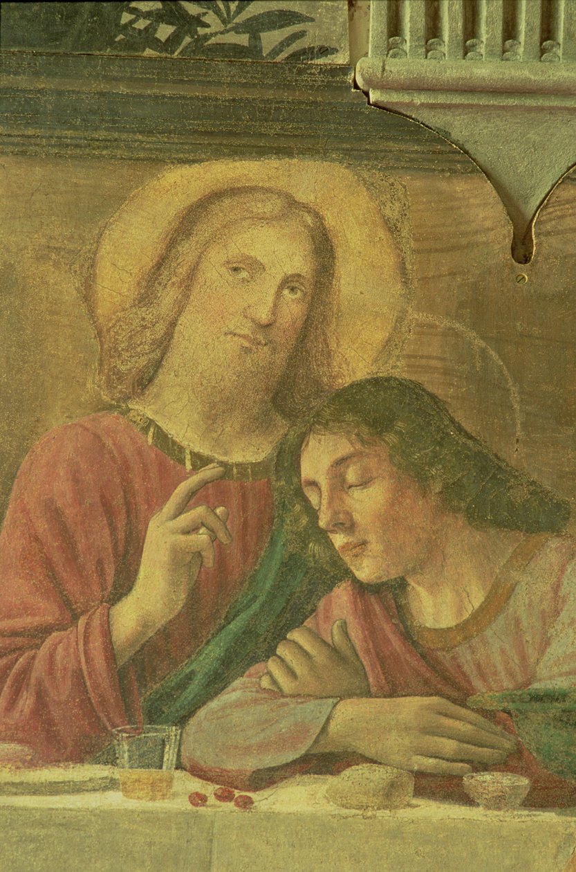 Cabeza de Cristo, de la Última Cena, 1480 de Domenico Ghirlandaio