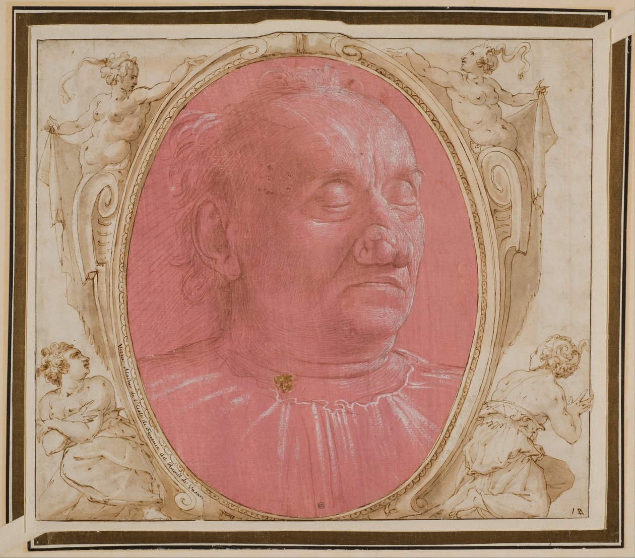 Cabeza de un anciano de Domenico Ghirlandaio