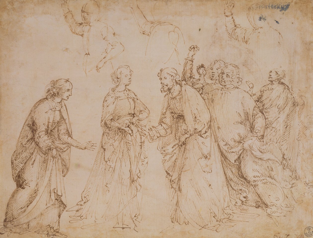 Matrimonio de la Virgen de Domenico Ghirlandaio
