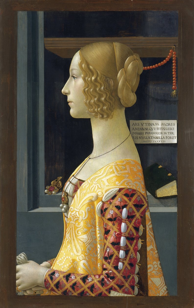 Retrato de Giovanna Tornabuoni de Domenico Ghirlandaio