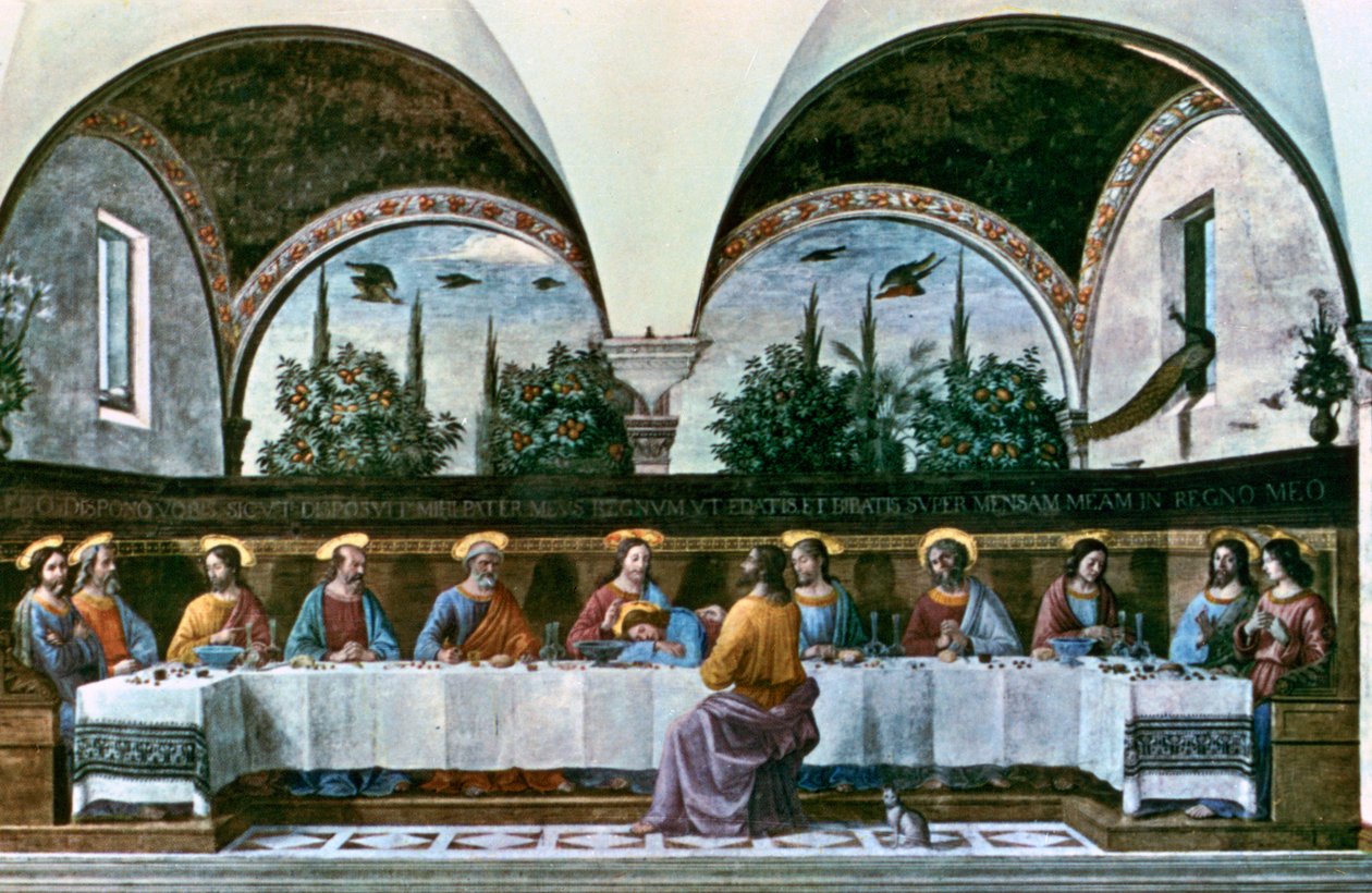 La Última Cena, 1480 de Domenico Ghirlandaio