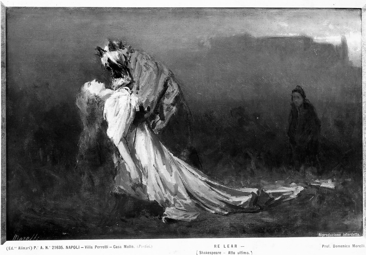 El rey Lear de Domenico Morelli