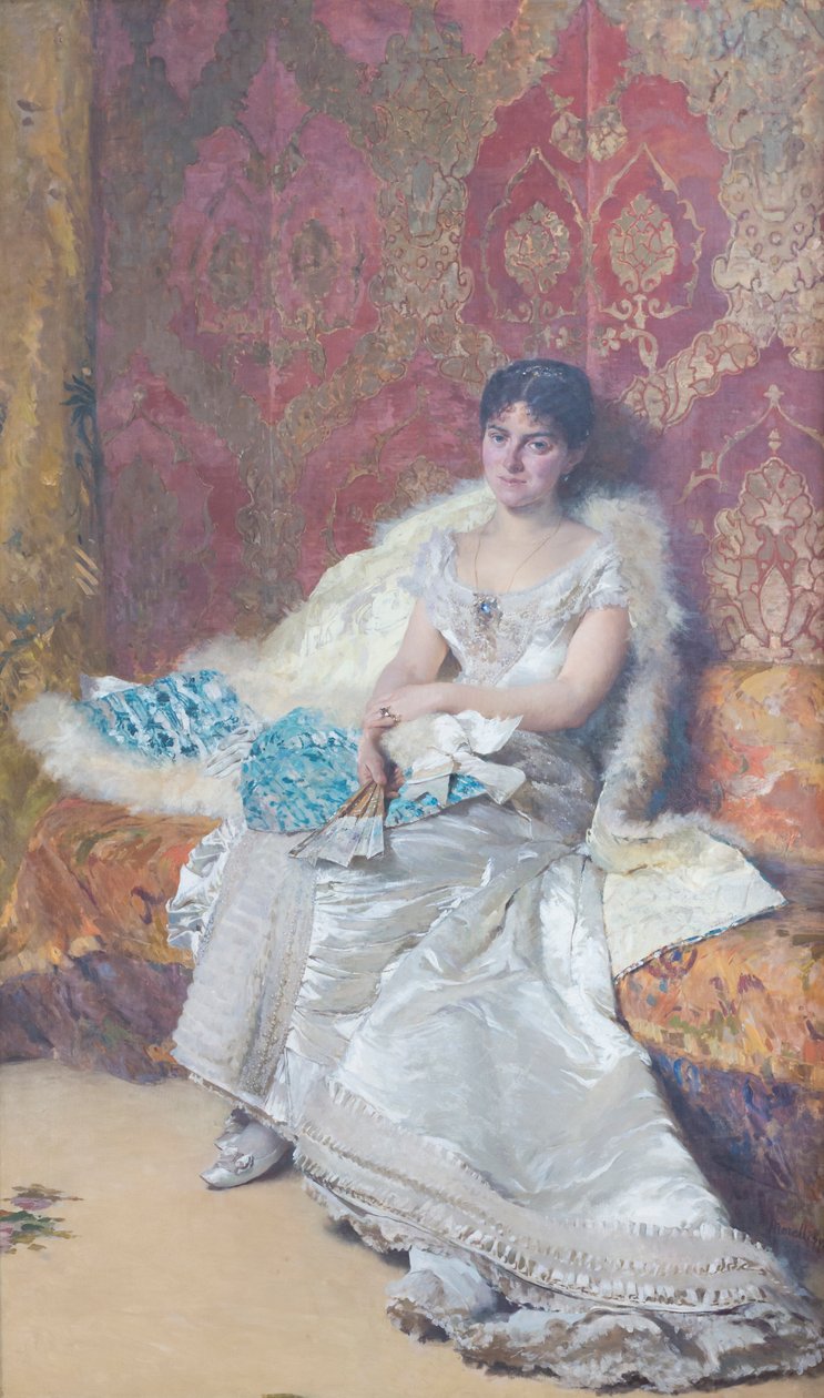 Retrato de Teresa Maglione Oneto de Domenico Morelli
