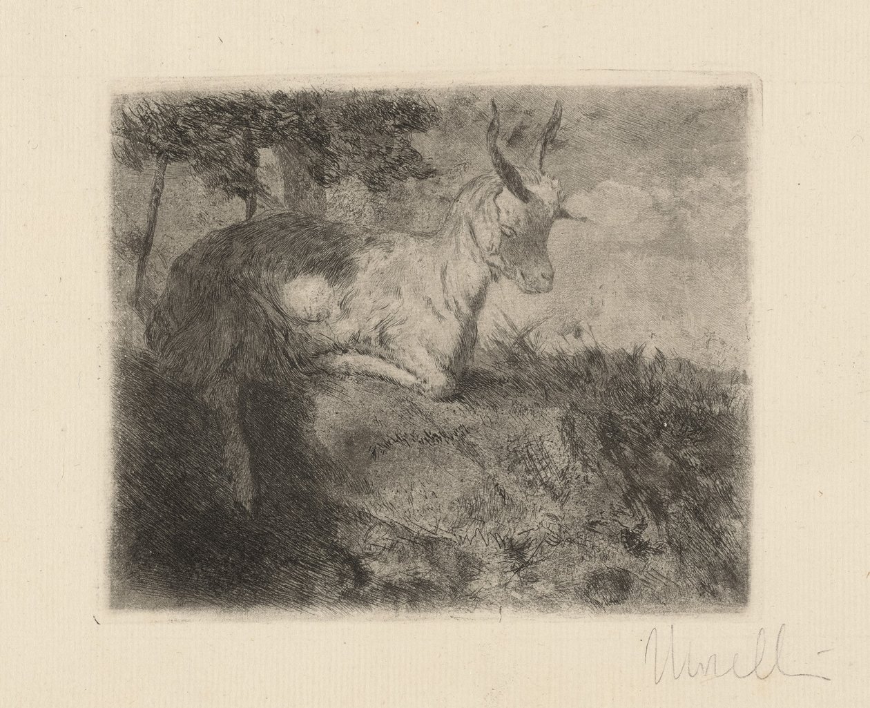 La cabrita (La capretta) de Domenico Morelli
