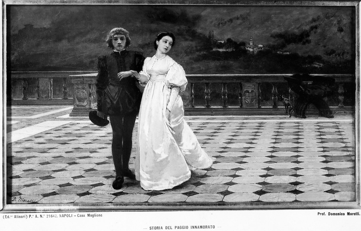 El paje enamorado de Domenico Morelli