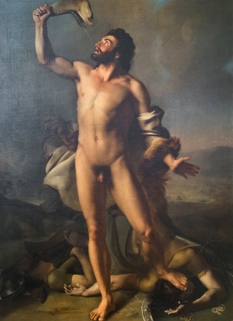 Sansón (óleo sobre lienzo) de Domenico Pellegrini