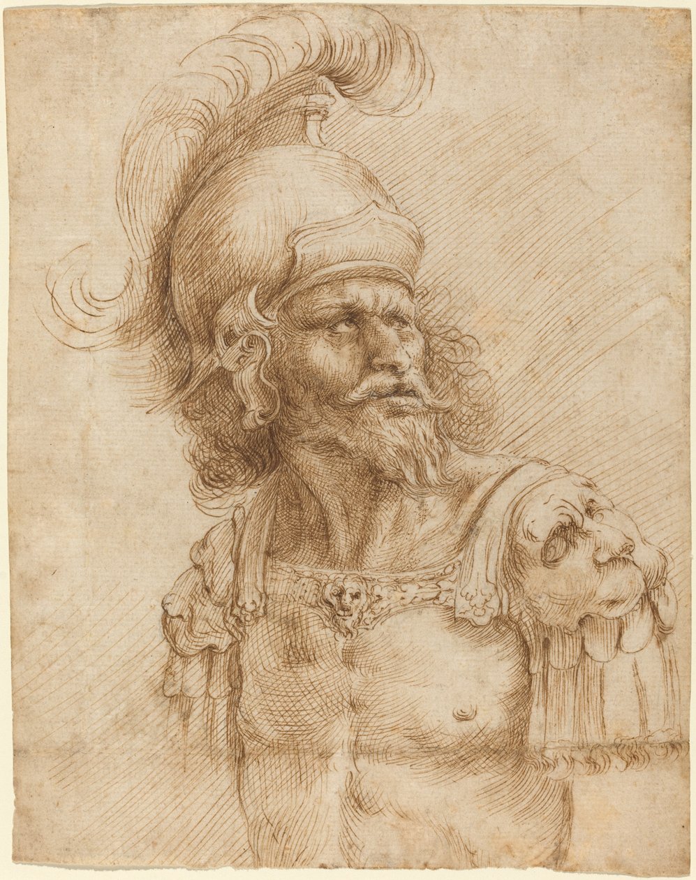 Un Soldado con Casco de Domenico Peruzzini