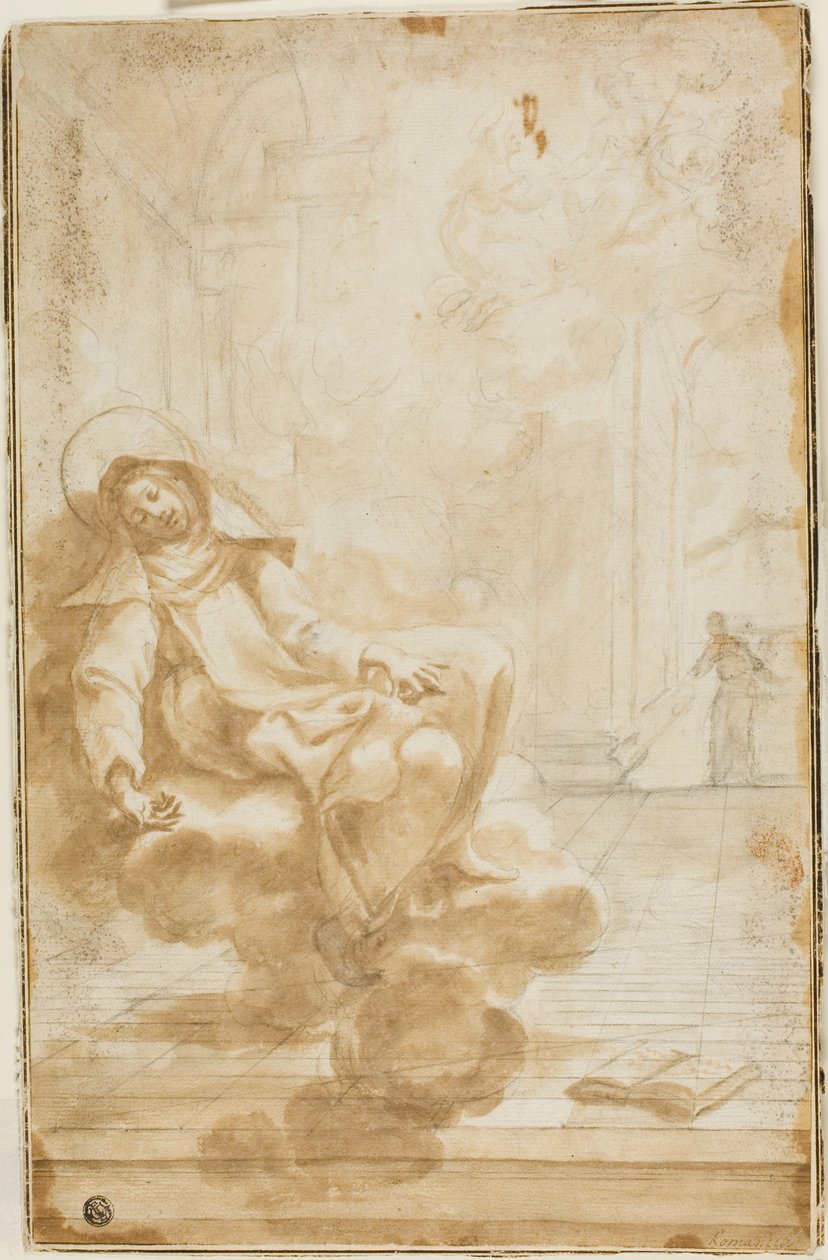 Éxtasis de una santa de Domenico Piola