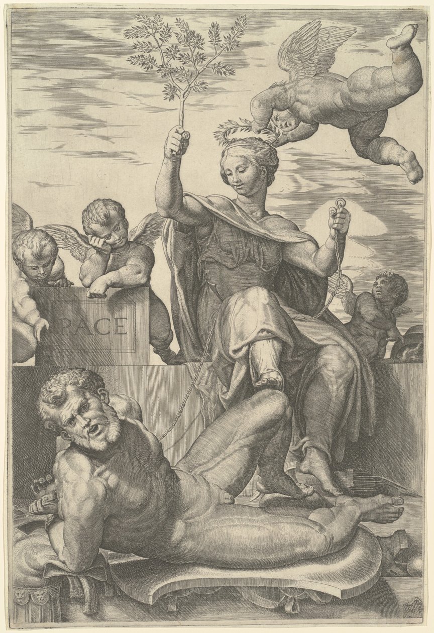 Alegoría de la Paz de Domenico Tibaldi