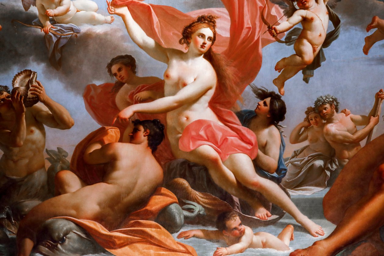 Triunfo de Galatea 1778-1780 , fresco de Domenico De Angelis