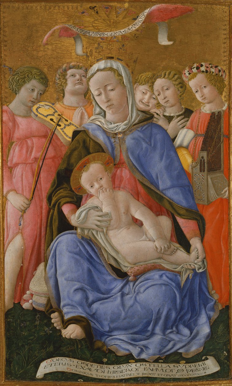 Virgen de la Humildad de Domenico di Bartolo