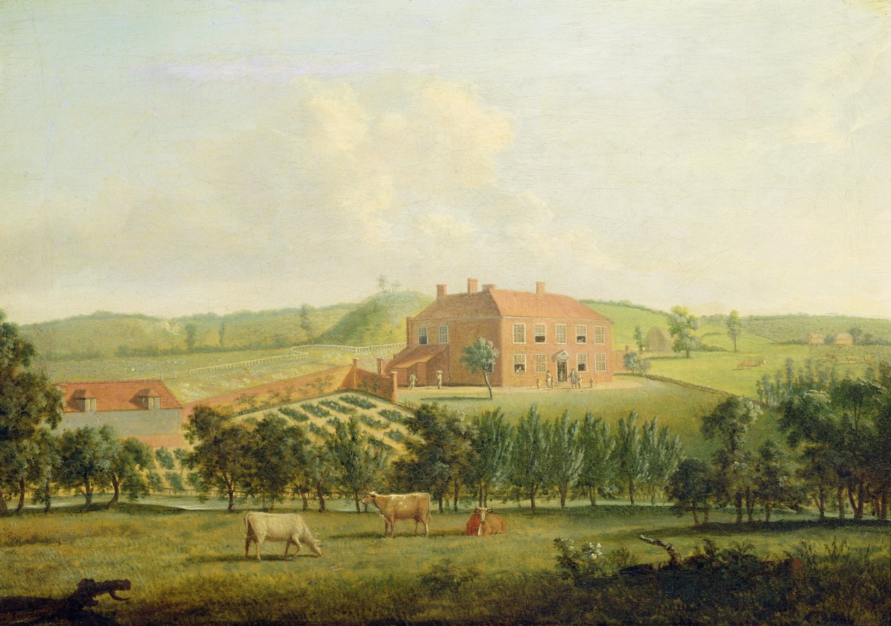 San Vicente, cerca de West Malling, Kent, c.1779 de Dominic Serres