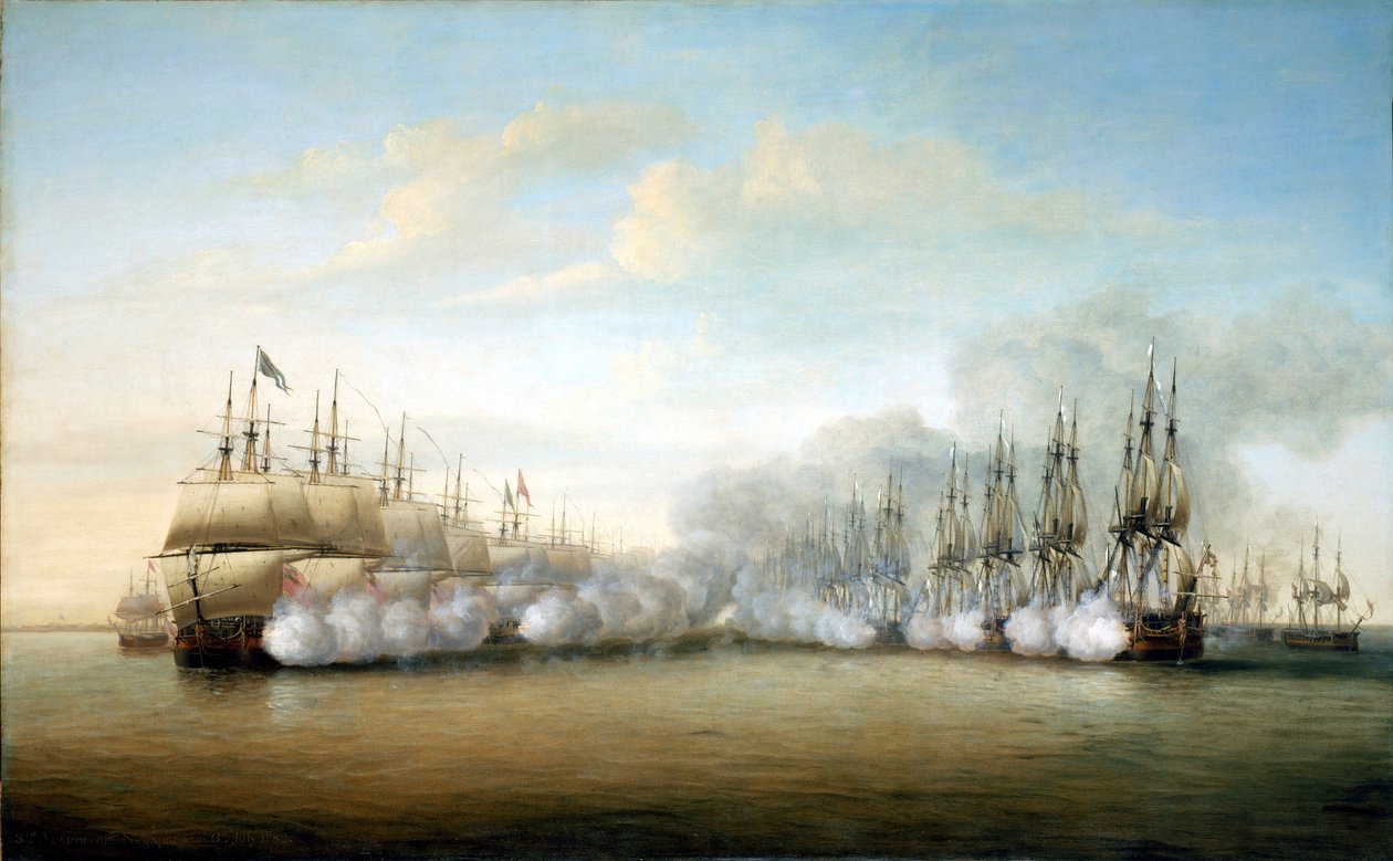 Batalla de Negapatam, 6 de julio de Dominic Serres