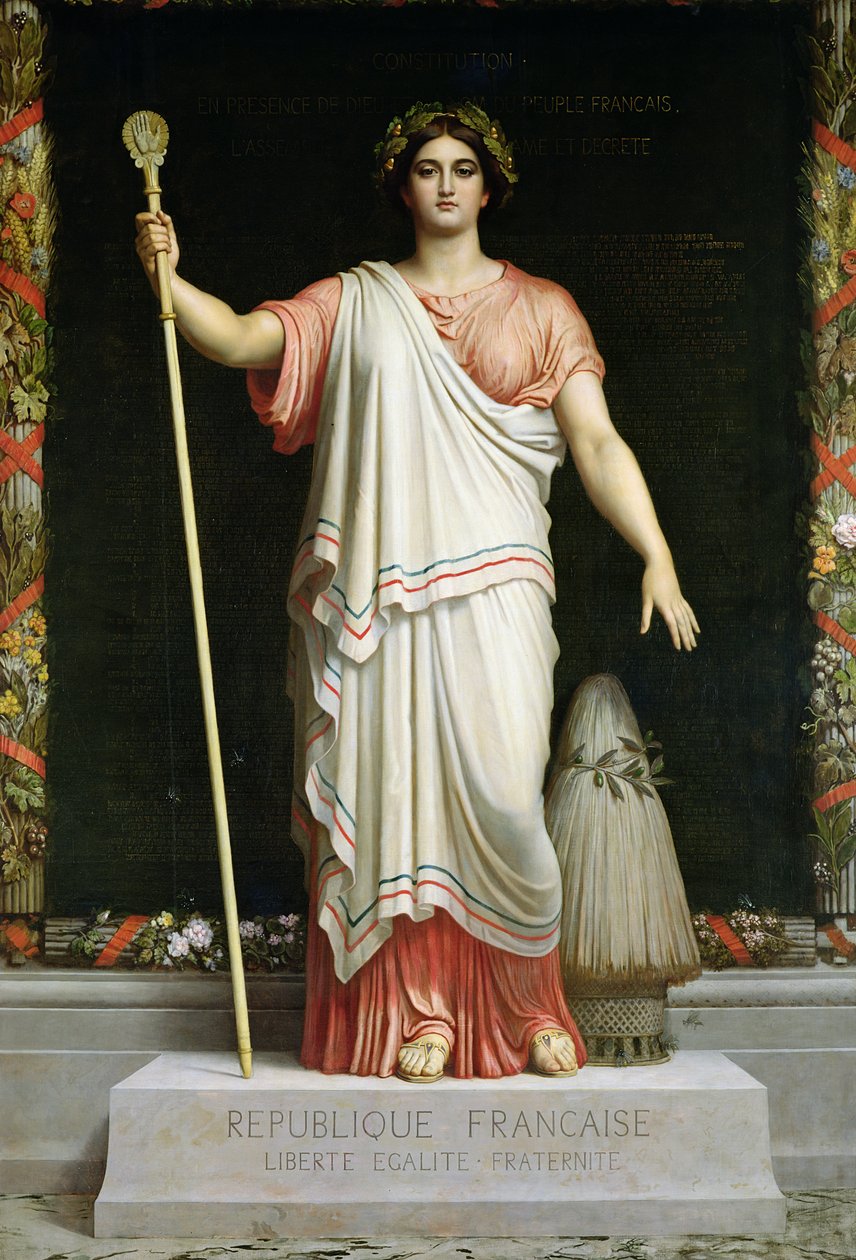 Alegoría de la República, 1848 de Dominique Louis Papety