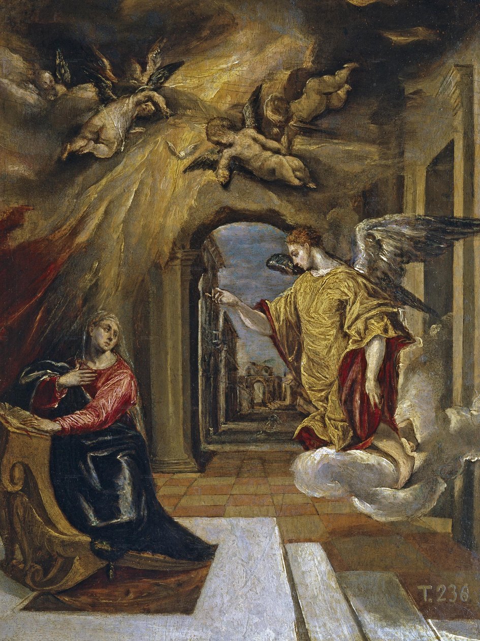 La Anunciación de El Greco