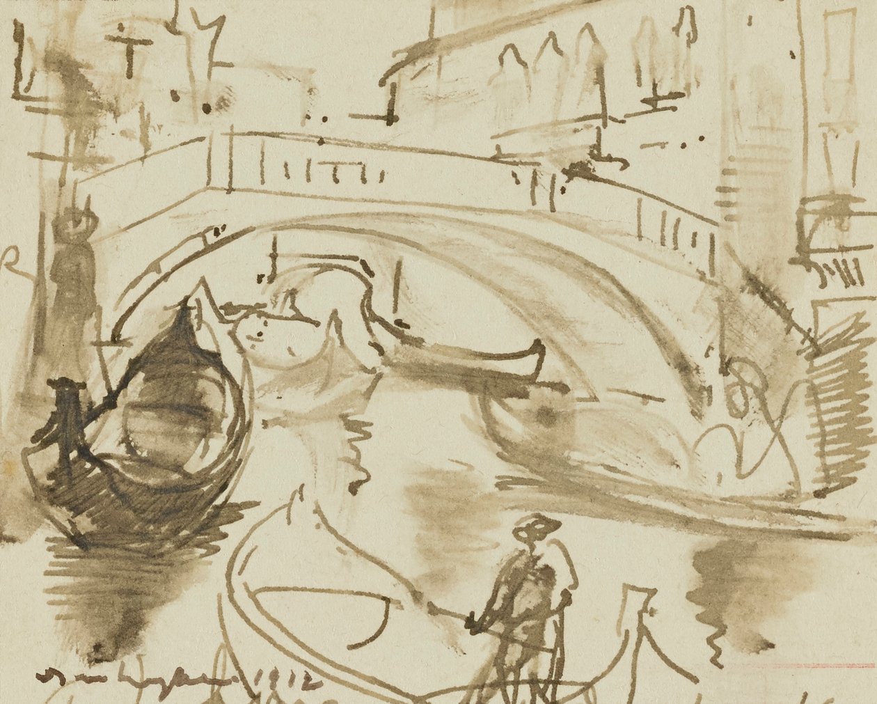 Un canal en Venecia de Donald Shaw MacLaughlan