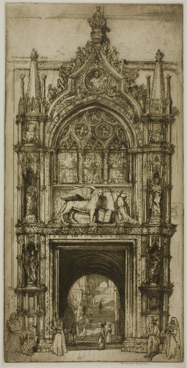 Puerta de los Dogos, Venecia de Donald Shaw MacLaughlan