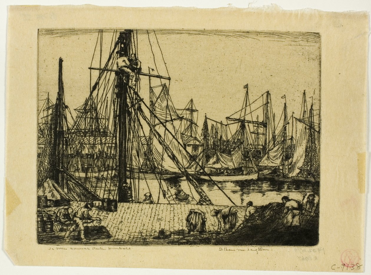 Barcos de Pesca, Boulogne-sur-Mer de Donald Shaw MacLaughlan