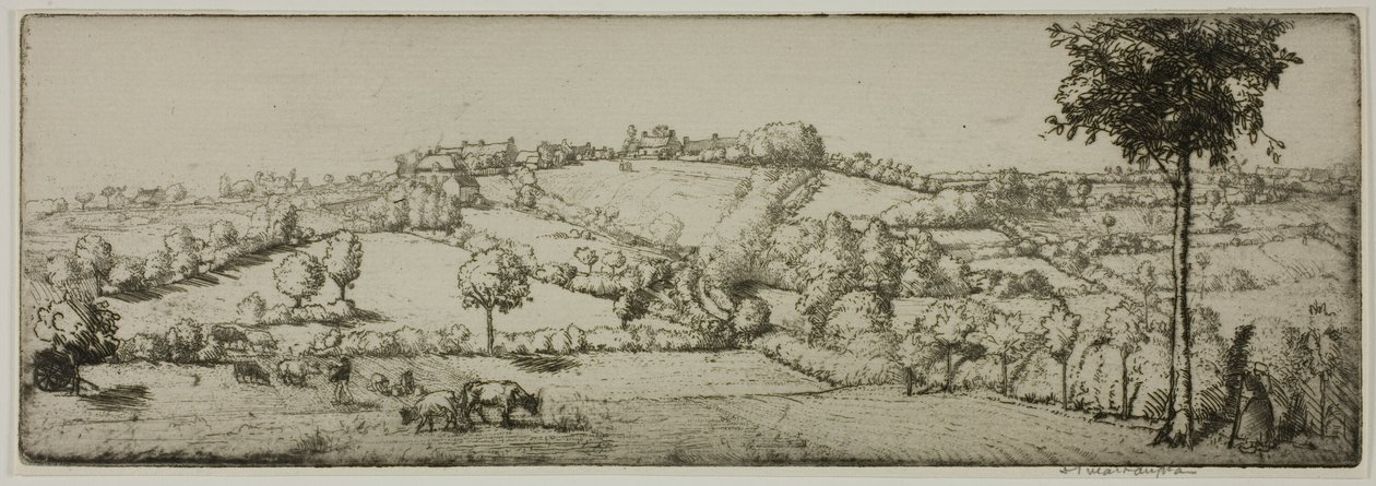 Paisaje, Bretaña de Donald Shaw MacLaughlan