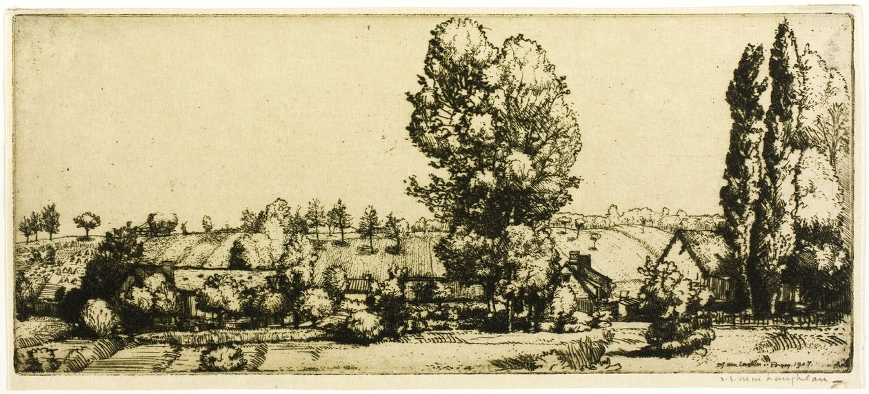 Paisaje, Poigny de Donald Shaw MacLaughlan