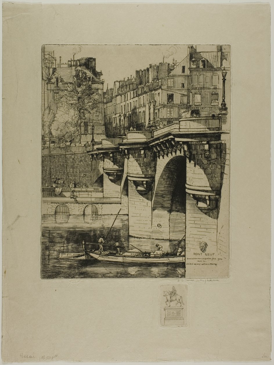 Le Pont Neuf, París de Donald Shaw MacLaughlan