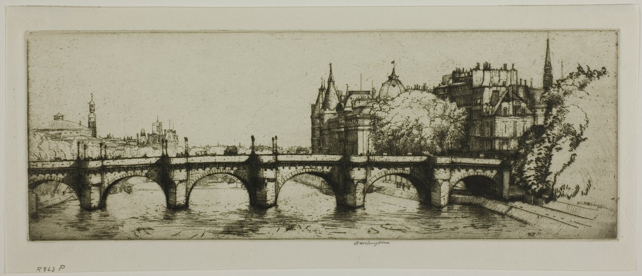 Le Pont Neuf, París de Donald Shaw MacLaughlan