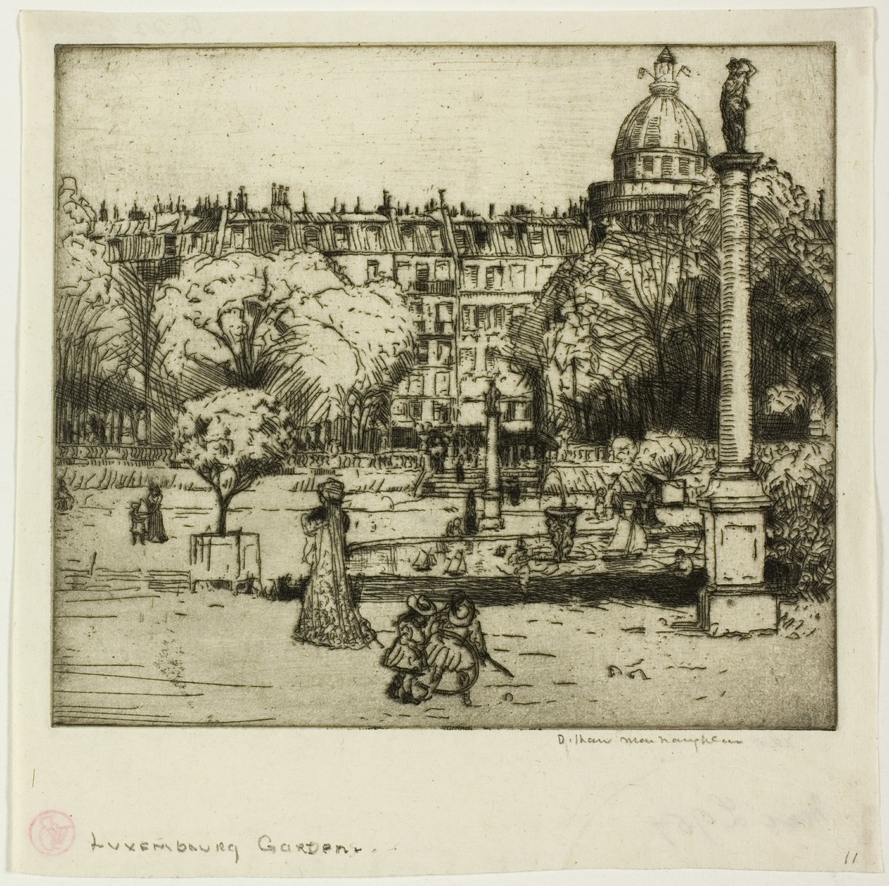 Jardines de Luxemburgo, París de Donald Shaw MacLaughlan