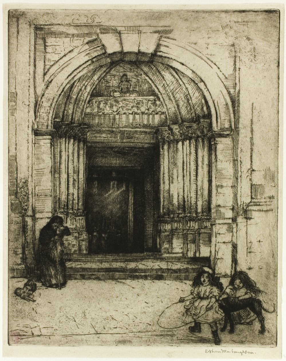 Portal de St. Germain-des-Prés de Donald Shaw MacLaughlan