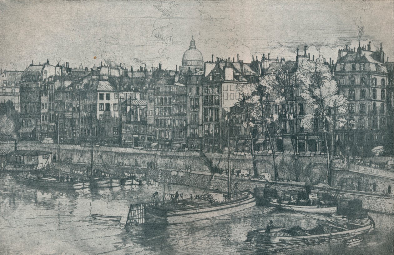 Quai Des Grands Augustins, París, 1906 de Donald Shaw MacLaughlan