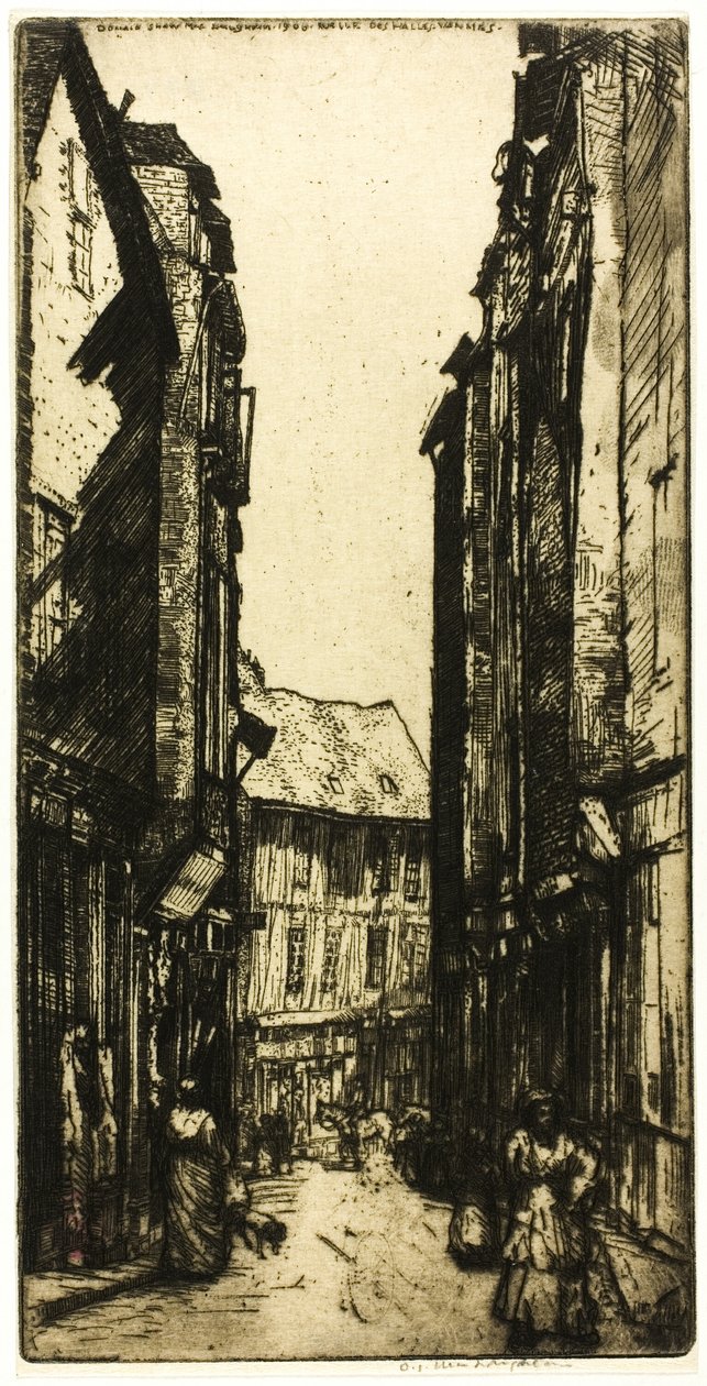 Ruelle des Halles, Vannes, Bretaña de Donald Shaw MacLaughlan